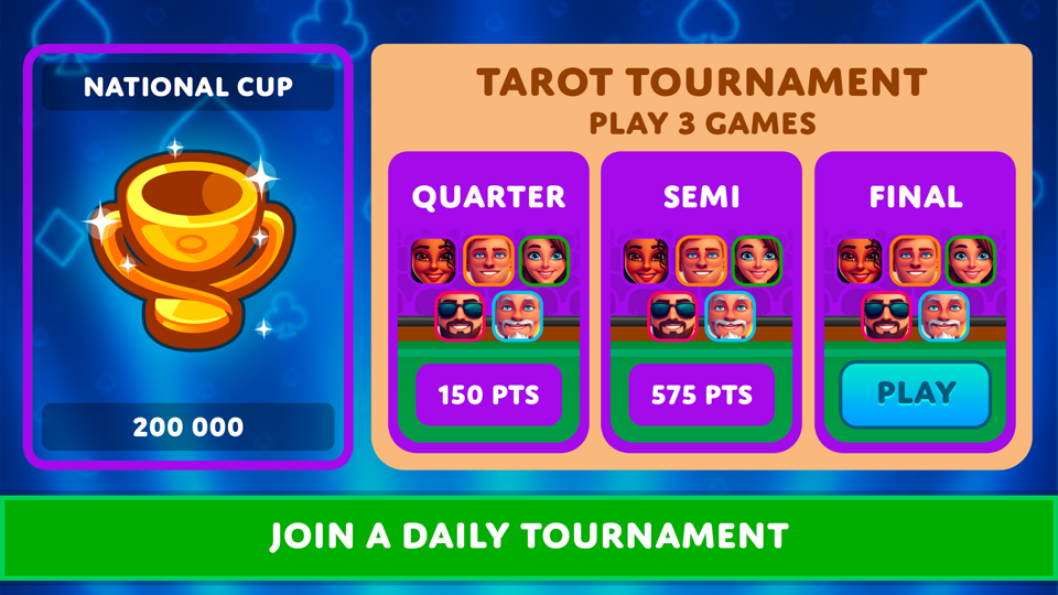 Super Tarot tournaments