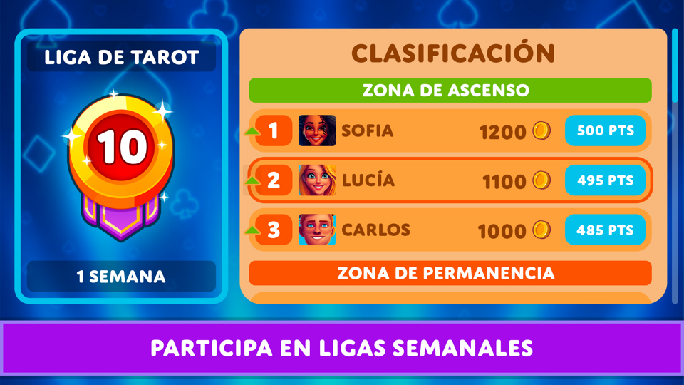 Ligas Super Tarot